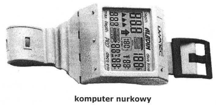 Są to elektroniczne urządzenie, które nie tylko mierzy parametry nurkowania (czas i głębokość), ale posiada wewnętrzny program symulujący procesy nasycania (dosycania) azotem tkanek płetwonurka.