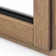 Bogata oferta kolorów i gatunków drewna dla nowych okien drewniano aluminiowych HF 410 daje Ci niezliczone możliwości harmonijnej aranżacji wnętrz.