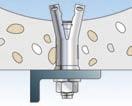 INFORMACJE OGÓLNE Kotwa do płyt kanałowych FHY, stal ocynkowana Zastosowanie: Do płyt