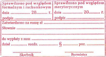 operacji gospodarczej; opis operacji gospodarczej; datę dokanania opresji; datę sporządzenia dowodu; podpis wystawcy dowodu; podpis osoby, której wydano