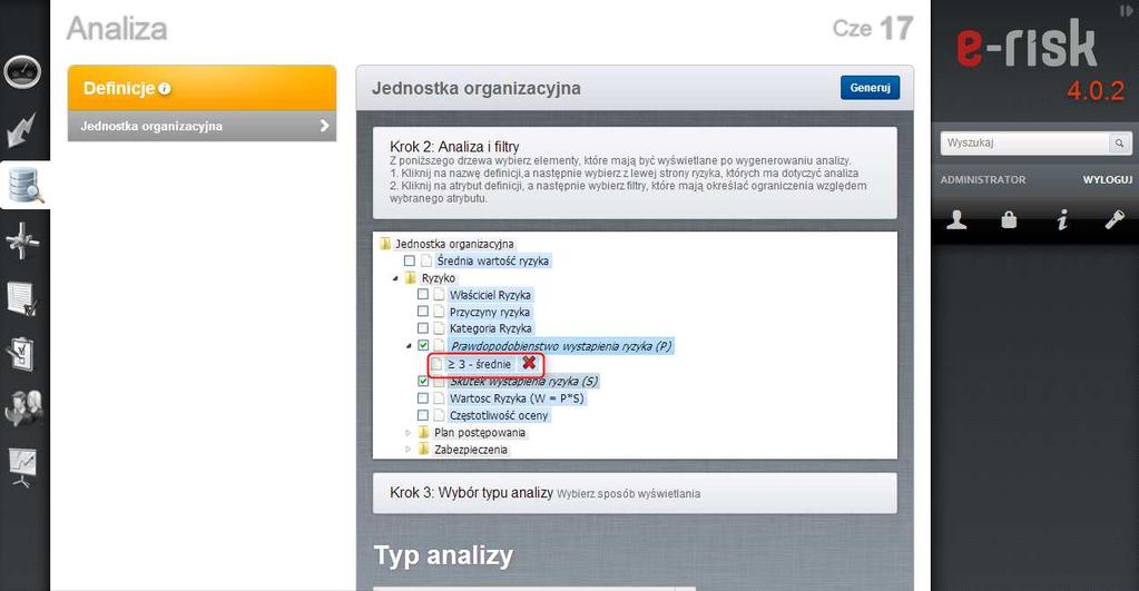 Ostatnim krokiem jest wybranie przycisku Generuj znajdującego