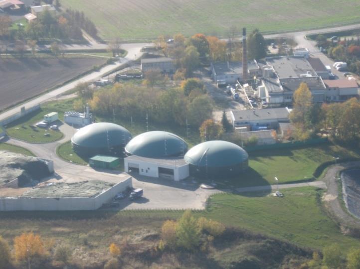 98 biogazowni rolniczych W tym samym czasie w Niemczech ponad 8 000 biogazowni