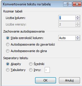 Budowa tabeli Tabela składa się z wielu różnych elementów: Krawędzie kolumny po obu bokach każdej kolumny. Krawędzie wierszy Krawędzie komórki to część krawędzi kolumn i wierszy otaczająca komórkę.