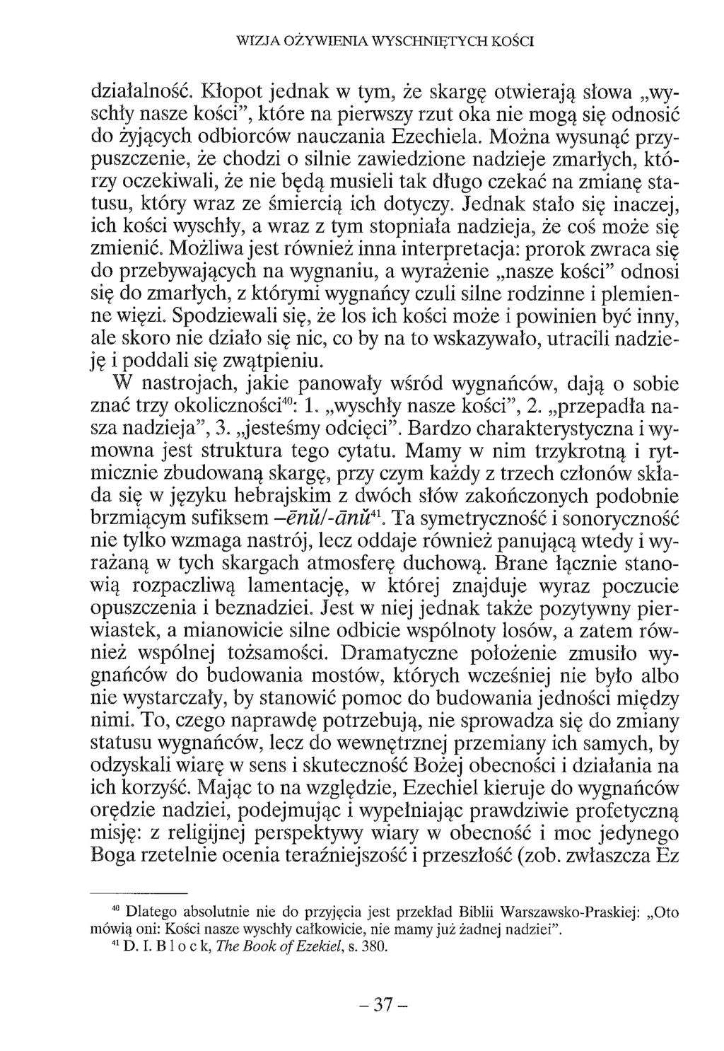 WIZJA OŻYWIENIA WYSCHNIĘTYCH KOŚCI działalność.