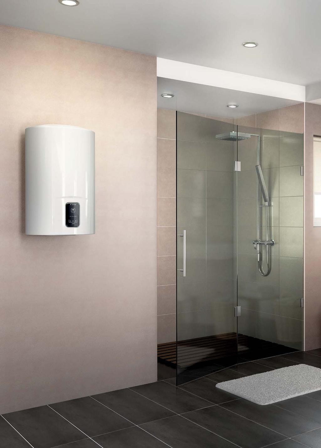 grzewczych / Funkcja Shower Ready: liczba aktualnie dostępnych pryszniców jest pokazana w aplikacji ŁĄCZNOŚĆ WI-FI / Aplikacja Aqua Ariston Net: podgrzewacz wody może być kontrolowany zdalnie za