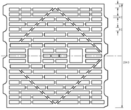 Cegła Nr. 6 Tabela B2: Rodzaje i wymiary bloków i cegieł Cegła Nr.