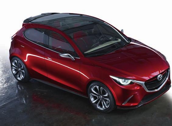Mazda HAZUMI uchwyciła esencję designu KODO w karoserii niewielkiego samochodu, nie tracąc nic z jego wyrazistości.