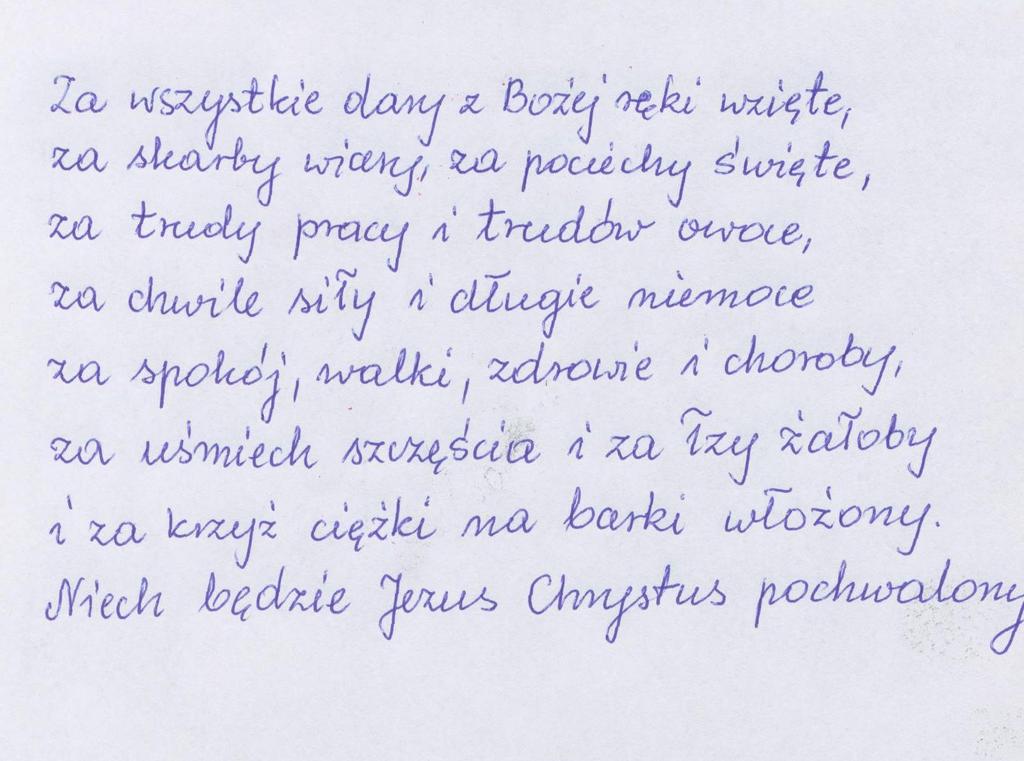 63 urodziny farorza s. 5 Dziękuję Różom Różańcowym i wielu Parafianom, którzy w tych trudnych dla mnie chwilach otoczyli mnie kordonem modlitwy.