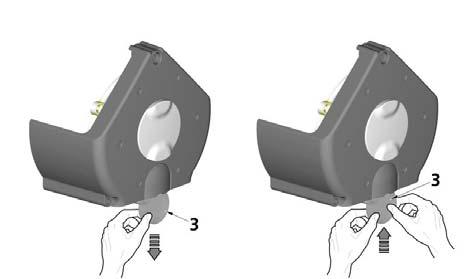 14.3. Wymiana filtru wejściowego i przedfiltru (Rys.16) V pokrywie karteru sprężarki znajduje się filtr wejściowy (1) i przedfiltr (3). Wymiana filtru wejściowego: Ręcznie wyciągnąć gumowy korek (2).
