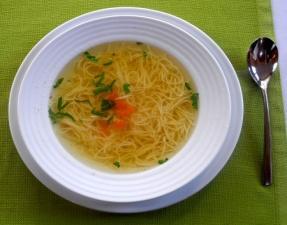 SOUPS Chicken soup with noodles