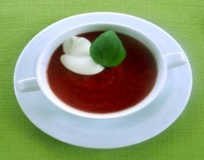 Krem z dyni Spinach cream soup