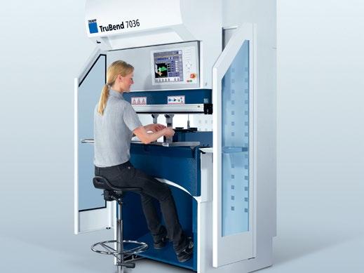 TruBend Seria 7000 TruBend Seria 7000: Zalety w skrócie 1 2 3 4 5 Największa wydajność. Maksymalna dynamika osi. Dopracowana ergonomiczność. Niski pobór energii. Minimalna powierzchnia zabudowy.