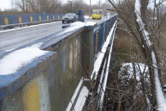 Most na ulicy Karpenka-Karego ma długość 150 metrów i