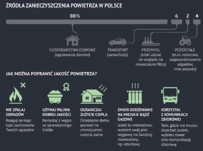 Źródła zanieczyszczenia powietrza w