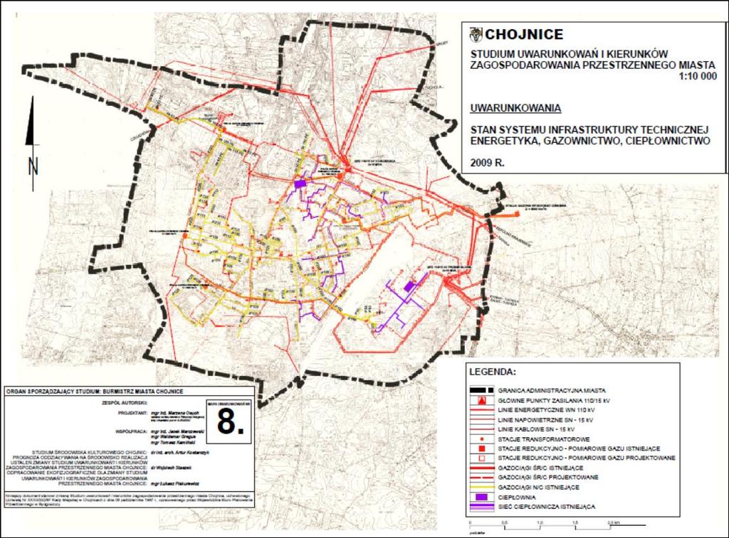 PLAN GOSPODARKI NISKOEMISYJNEJ MIASTA CHOJNICE Rysunek nr 3.