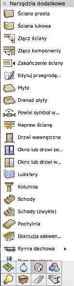prosta, które znajduje się w zestawie Narzędzi dodatkowych Architektura.