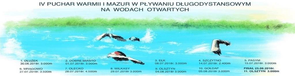 Dłużek 30.06.2018 Dobre Miasto 01.07.2018 Ełk 08.07.2018 Szczytno 14.07.2018 Pasym 15.07.2018 Mrągowo 27.07.2018 Olecko 28.07.2018 Wilkasy 29.07.2018 Olsztyn 04.08.2018 Gołdap 05.08.2018 Finał - Olsztyn 25.