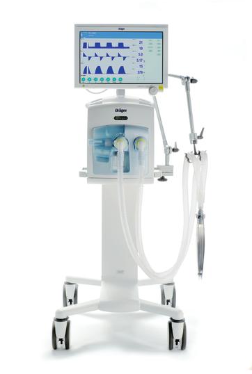 Dräger PulmoVista 500 03 Powiązane produkty Evita Inﬁnity V500 MT-6073-2008 Połączenie uniwersalnego respiratora o wysokiej