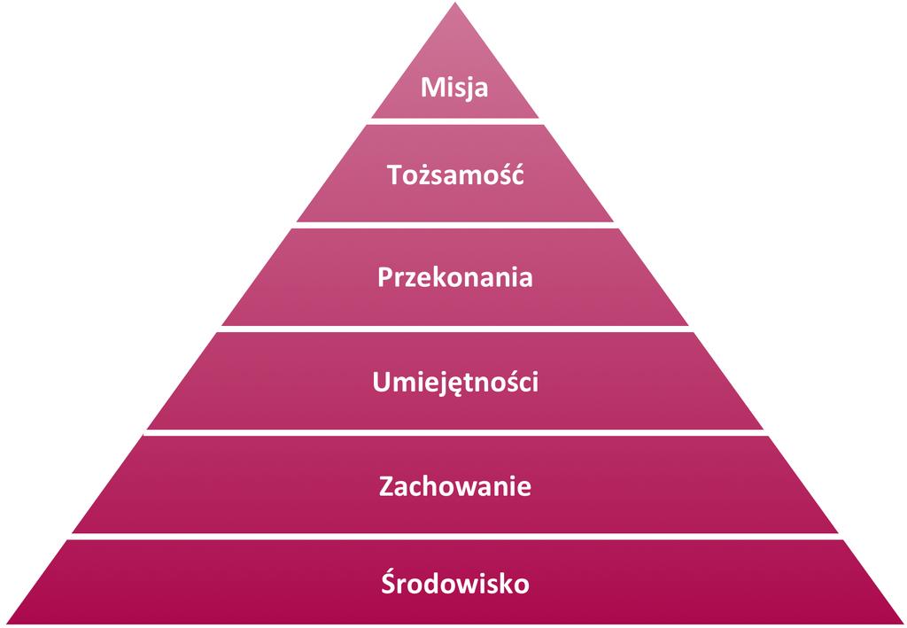 Zeszyt 4 Rys. 3. Piramida poziomów logicznych wg R.