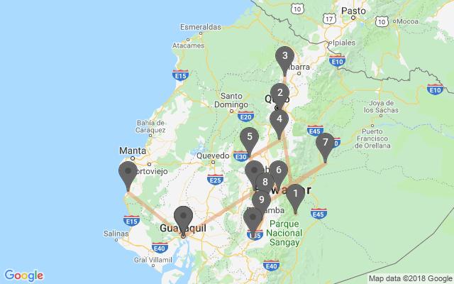 Pacyfiku. Program podróży Dzień 1 PRZELOT Z WARSZAWY DO QUITO RELAKS W GORĄCYCH ŹRÓDŁACH Spotkanie na lotnisku im. Fryderyka Chopina w Warszawie.