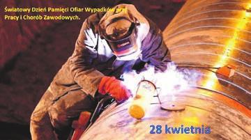 7 na 10 wypadków przy pracy powoduje błąd człowieka Uroczyste posiedzenie Rady Ochrony Pracy, ogólnopolskie konferencje z udziałem ekspertów tak Solidarność obchodzi Międzynarodowy Dzień Pamięci