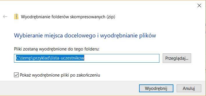 niestety jest to słabsze szyfrowanie. 1. Zaszyfrowany załącznik w wiadomości e-mail należy zapisać na komputerze. 2.