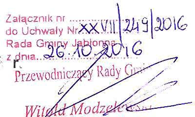 RADA t;i~ Załącz n i k ni, ', I I "ł,91~\~ 5 110 JABŁONNA do Uchwały NrXX~..,;.!1 O -. wieckie Aneks nr 29.. Rada G:!)'G1.;{tl0 ' \ G WOJ.