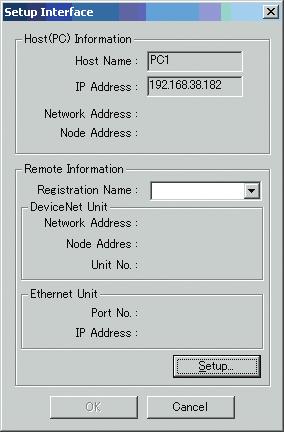 Rejestrowanie sieci docelowych DeviceNet Docelową sieć DeviceNet trzeba zarejestrować wcześniej, aby można było korzystać z połączenia w sieci Ethernet.