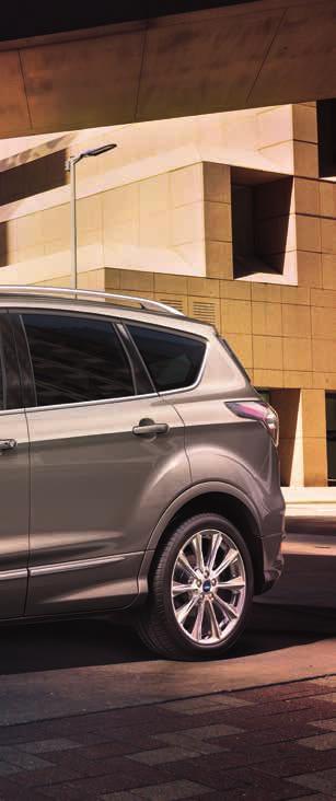 FORD KUGA VIGNALE Pakiety wyposażenia Pakiet Parking 2 (AGNAC) Active City Stop (ACS) - system zapobiegający kolizjom przy małych prędkościach, aktywny do prędkości max.