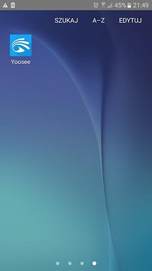 co - na urządzenia z systemem ios pobrać aplikację ze sklepu App Store, szukaj i pobierz "Yoosee" - na urządzenia z systemem Android pobrać aplikację