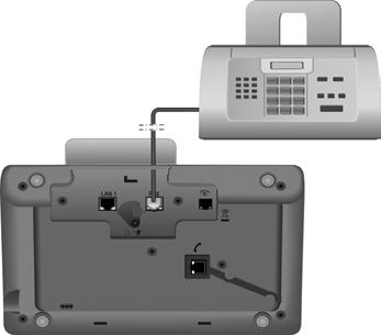 Podłączanie/używanie dodatkowych urządzeń Jednoczesne połączenia Bluetooth Do telefonu stacji bazowej można jednocześnie podłączyć zestaw słuchawkowy i urządzenie do wymiany danych/telefon komórkowy.