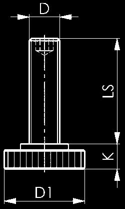 D x LS D1 K 73437 M10x39 30 8 52 73445 M12x49 36 10 96 74039 M12x94 36 10 145