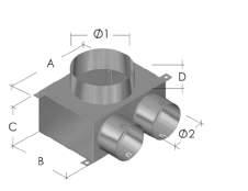 SKRZYNKA ROZPRęŻNA 2x WYSOKA symbol: SX-WP2X75/125SR03