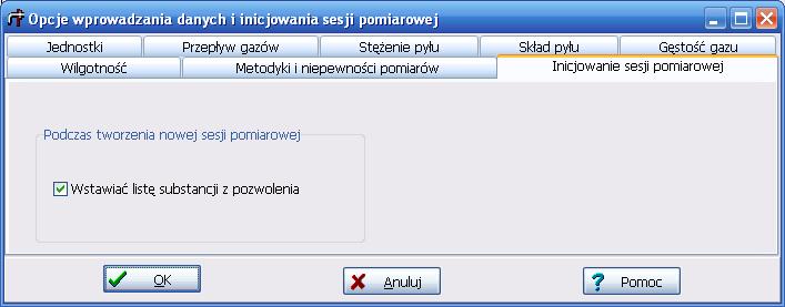 PROEKO R. Samoć Instrukcja programu "EMISJA" - 79 - Na stronie tej wpisuje się nazwy metodyk pomiarów np. numery norm lub wytycznych, które znajdą się wydruku wyników emisji wg rozporządzenia.