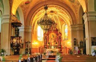 Zabytki świeckie i sakralne Kościół Niepokalanego Poczęcia NMP Janowska świątynia została wzniesiona w latach 1921 1923. Poprzednio stały tutaj dwa inne kościoły drewniany z 1709 r.