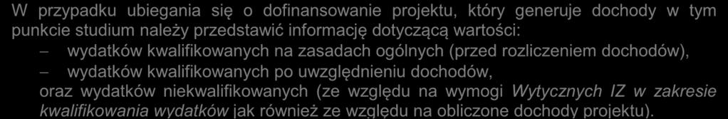 5.2. Nakłady inwestycyjne W punkcie tym należy scharakteryzować nakłady inwestycyjne wymagane do realizacji projektu, w tym: a) kwalifikowane do dofinansowania: wydatki netto, podatek VAT.