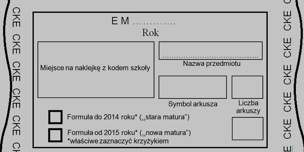 CZYNNOŚCI PO EGZAMINIE INSTRUKCJA OKE W POZNANIU OPIS BEZPIECZNEJ KOPERTY NALEŻY CZYTELNIE WPISAĆ KOD SZKOŁY X 2018 JĘZYK POLSKI PP