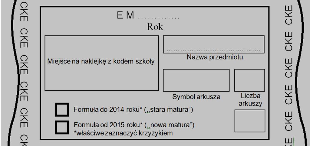 CZYNNOŚCI PO EGZAMINIE INSTRUKCJA OKE W POZNANIU OPIS BEZPIECZNEJ KOPERTY EGZAMIN Z MATEMATYKI PP Każda szkoła otrzyma dodatkową