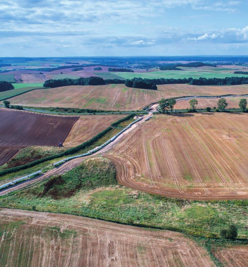 DOFINANSOWANIE Z UNII EUROPEJSKIEJ Budowa gazociągu jest dofinansowana przez Unię Europejską w ramach in strumentu Łącząc Europę (Connecting Europe Facility-CEF).