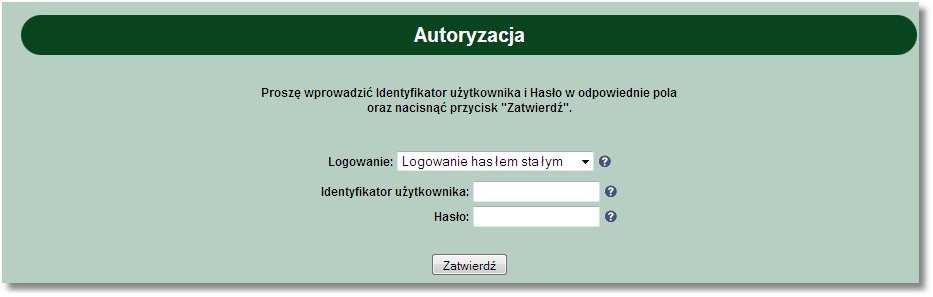 ROZDZIAŁ 1 URUCHOMIENIE SYSTEMU URUCHOMIENIE SYSTEMU W celu uruchomienia aplikacji należy: Uruchomić przeglądarkę internetową Microsoft Internet Explorer Wpisać lub wybrać z listy adres strony np.