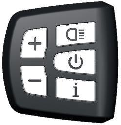 Funkcje przycisków Częścią sterowania jest panel z trzema przyciskami umocowany na kierownicy. 3. Ustawienie Włączenie i wyjóciowe ustawienie wyświetlacza Naciśnij przycisk wyłączysz.