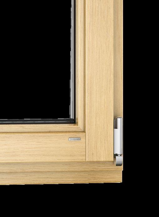 4 Okna drewniane Linia Stylistyczna Classic DESIGN linia Classic umiarkowany promień zaokrągleń krawędzi (4 mm) doskonały wybór do budynków tradycyjnych z elementami stylu nowoczesnego listwa