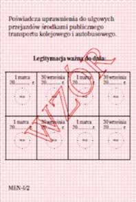 Wzór nr 1 D do 18 i 19 LEGITYMACJA SZKOLNA DLA UCZNIÓW SZKÓŁ POLICEALNYCH DLA MŁODZIEŻY ORAZ SŁUCHACZY SZKÓŁ DLA DOROSŁYCH Strona 1 Strona (Dz.U. z 018 r. poz.