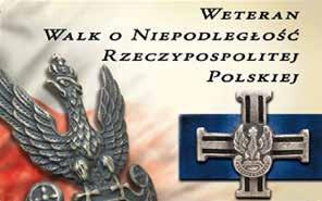 Wzór nr 3 do 4 LEGITYMACJA CZŁONKA KORPUSU WETERANÓW WALK O NIEPODLEGŁOŚĆ RZECZYPOSPOLITEJ POLSKIEJ Legitymacja pozioma, w postaci karty o wymiarach 54 mm x 86 mm, o krawędziach zaokrąglonych,