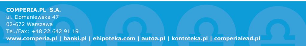 Spis treści: List Zarządu do Akcjonariuszy Comperia.pl S.A. 3 I Wybrane dane finansowe 4 II IV.
