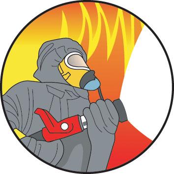 Procedury awaryjne : Pożar Należy postępować zgodnie ze zwyczajową procedurą awaryjną obowiązującą w fabryce Włączyć alarm