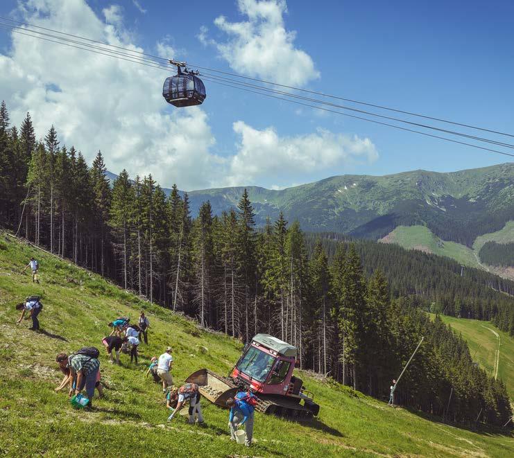 Spoločnosť sa však sústreďuje výlučne na tradičné, už urbanizované oblasti, kde má šport a cestovný ruch históriu už dlhé desaťročia.