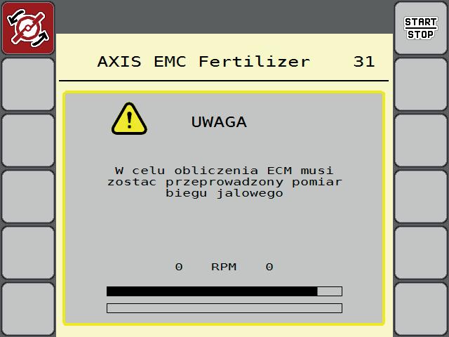 Praca rozsiewacza ze sterownikiem maszyny AXIS-H ISOBUS 5 