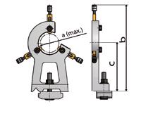 3441122 18-częściowy, zakres mocowania ø 3-20 mm Podtrzymka ruchoma do TU 1503V