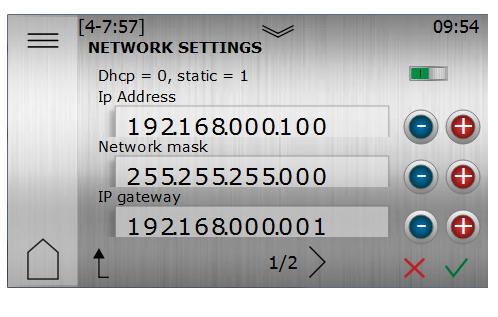 Dwie pompy ciepła, ustawianie nadrzędnej i podrzędnej funkcji ajpierw upewnić się, że nadrzędna jest odpowiednio ustawiona z poprawnym numerem IP w menu ustawień sieciowych. (ie używać DHCP.